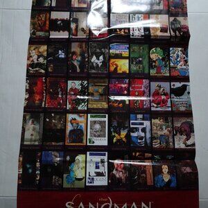The Sandman Trading Card 1994 Promotional Poster - Sky Box - DC Comics & Vertigo
